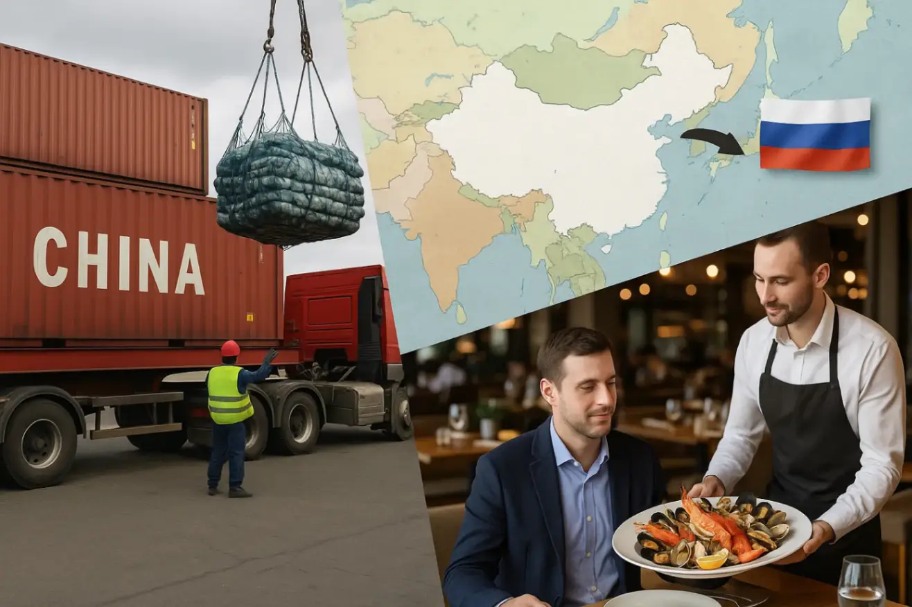 Импорт морепродуктов из Китая: как это влияет на ресторанный сектор России в 2026 году